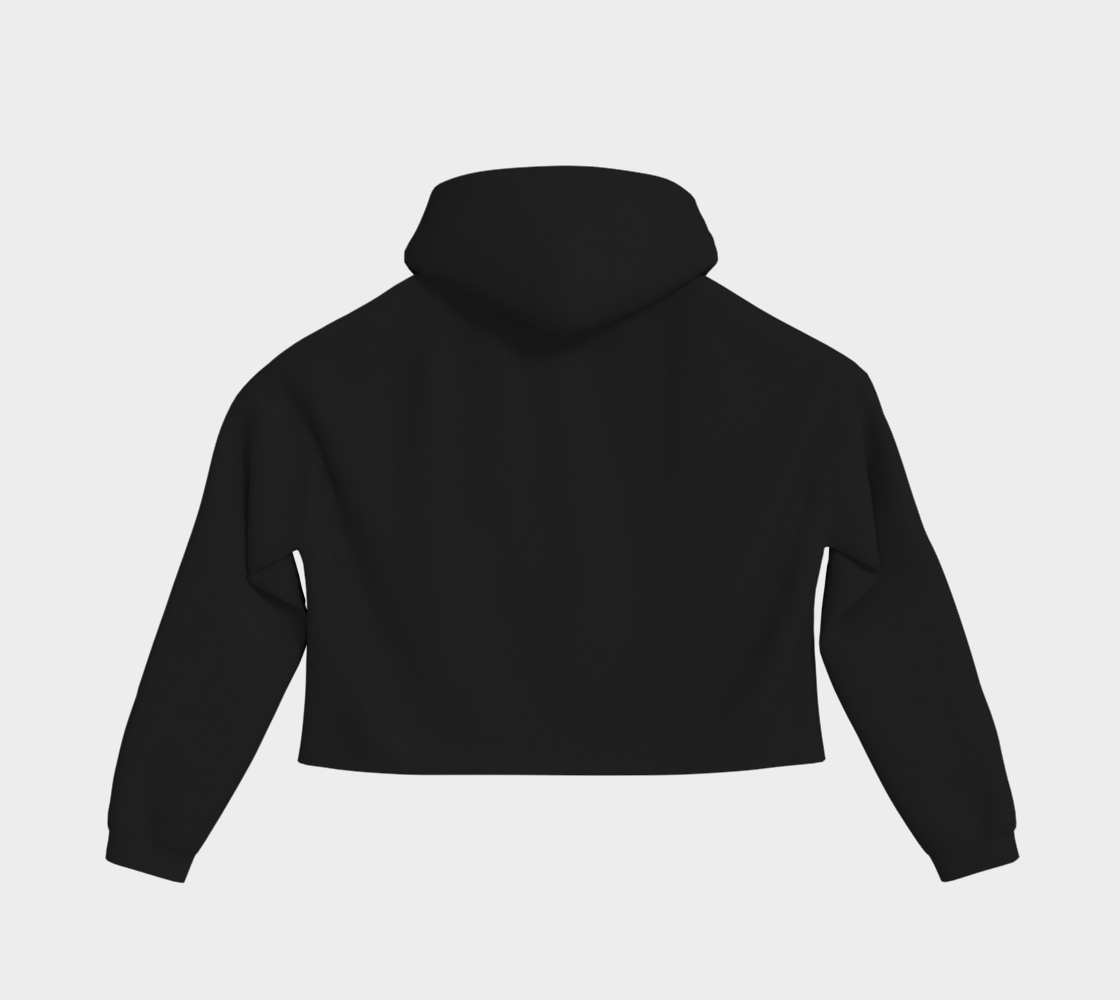 Calm over Chaos Cropped Pullover Hoodie