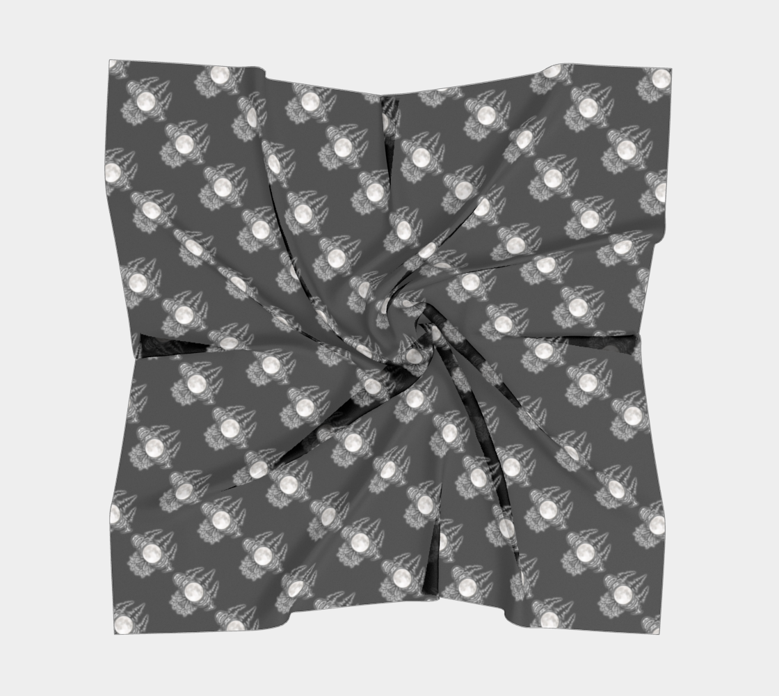 ComMOONity Square Scarf ~ black