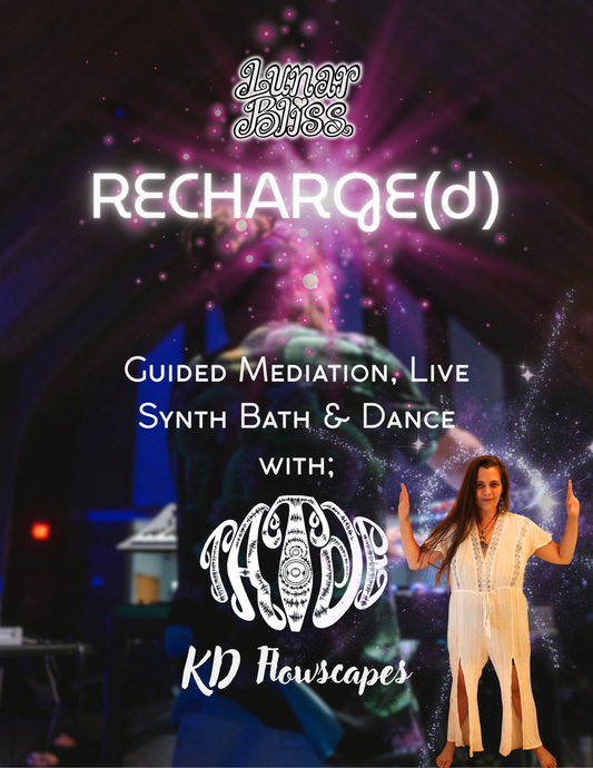 Relax, Reset & Recharge | Full Lunar Bliss Live Synth Bath + Meditation (Video Replay)