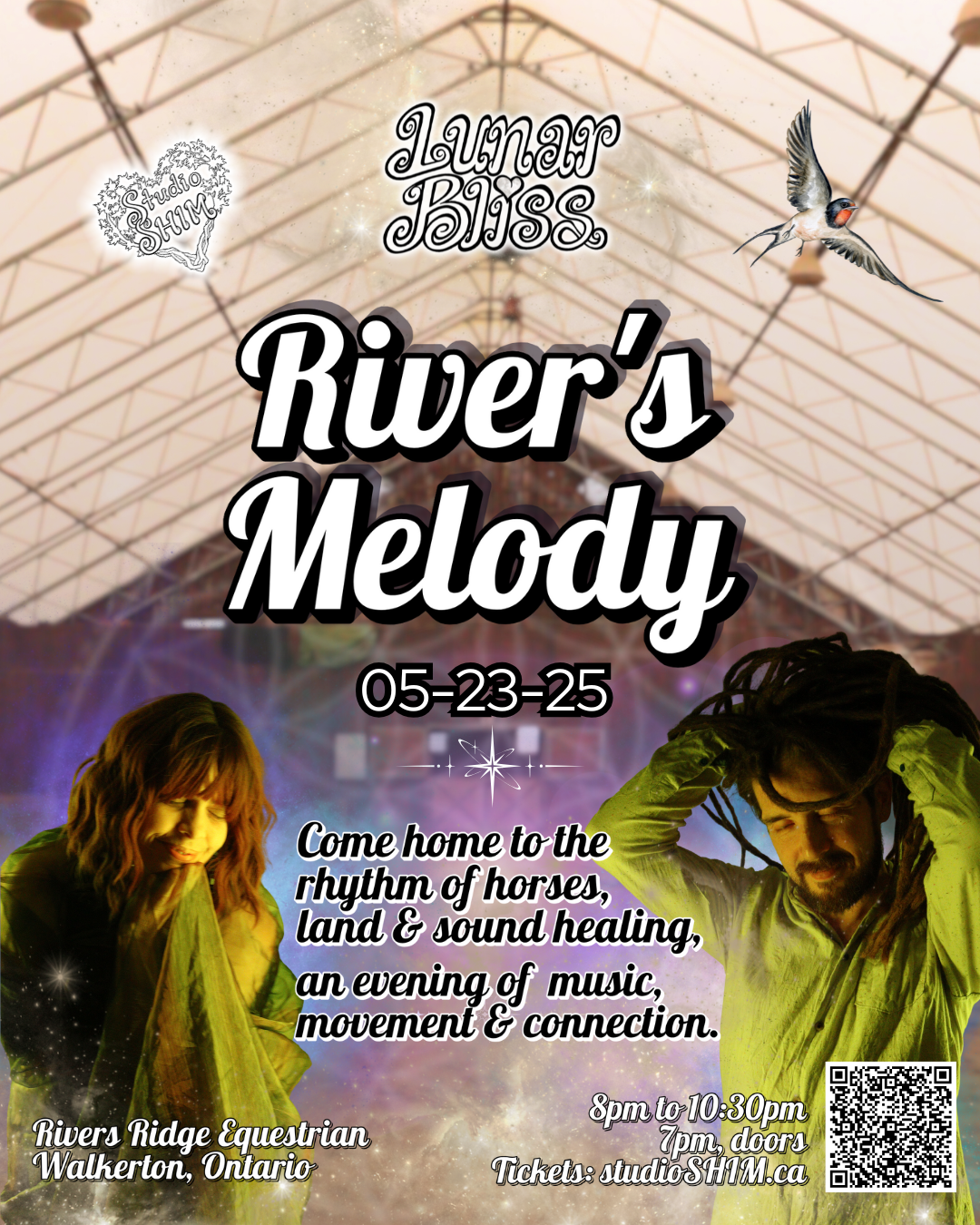 Lunar Bliss: RIVER'S MELODY ~ An Evening of Horse Energy, Healing Sound