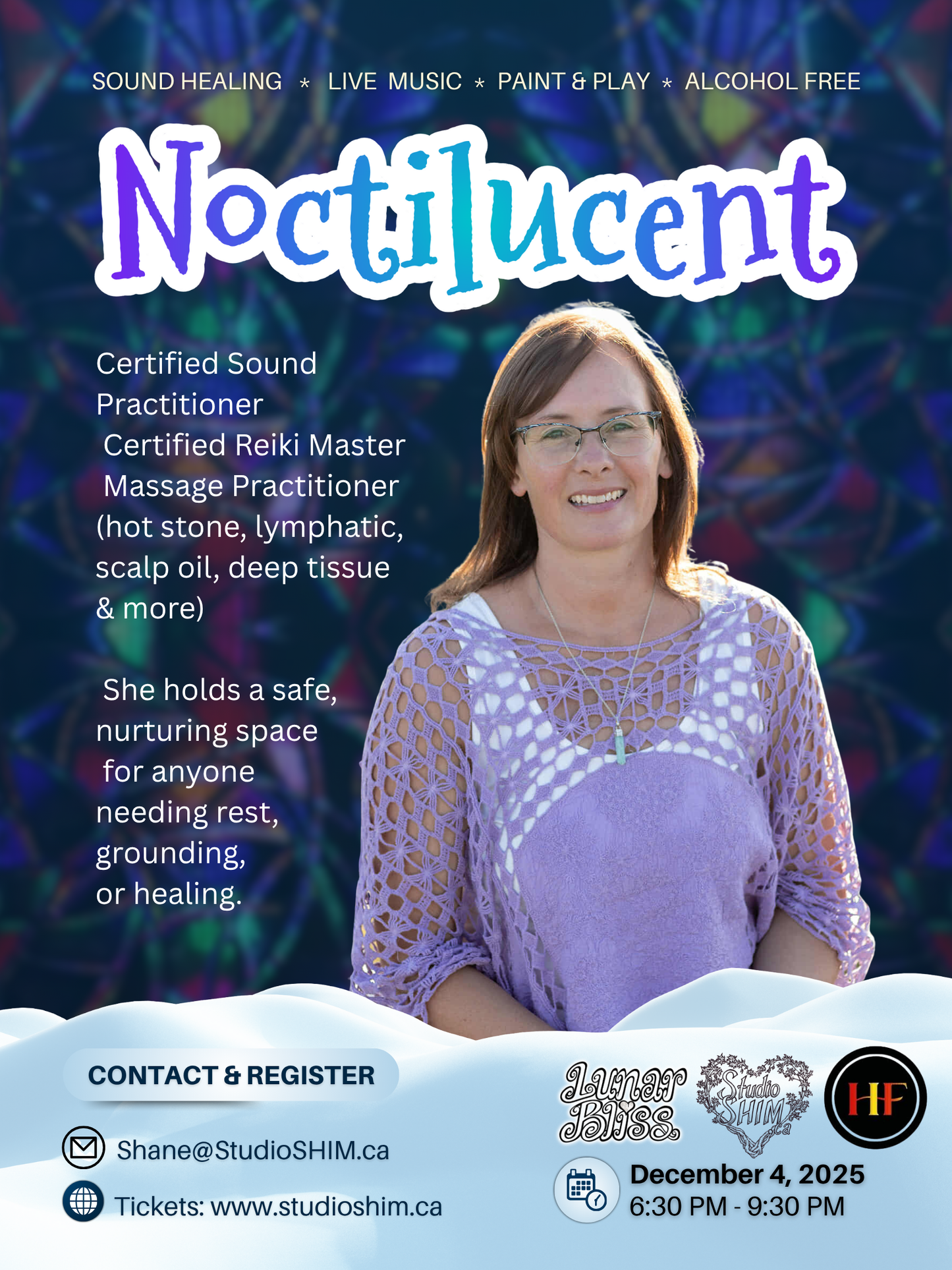 LAST LUNAR BLISS OF THE YEAR  ~  NOCTILUCENT (nok-tuh-LOO-sent)