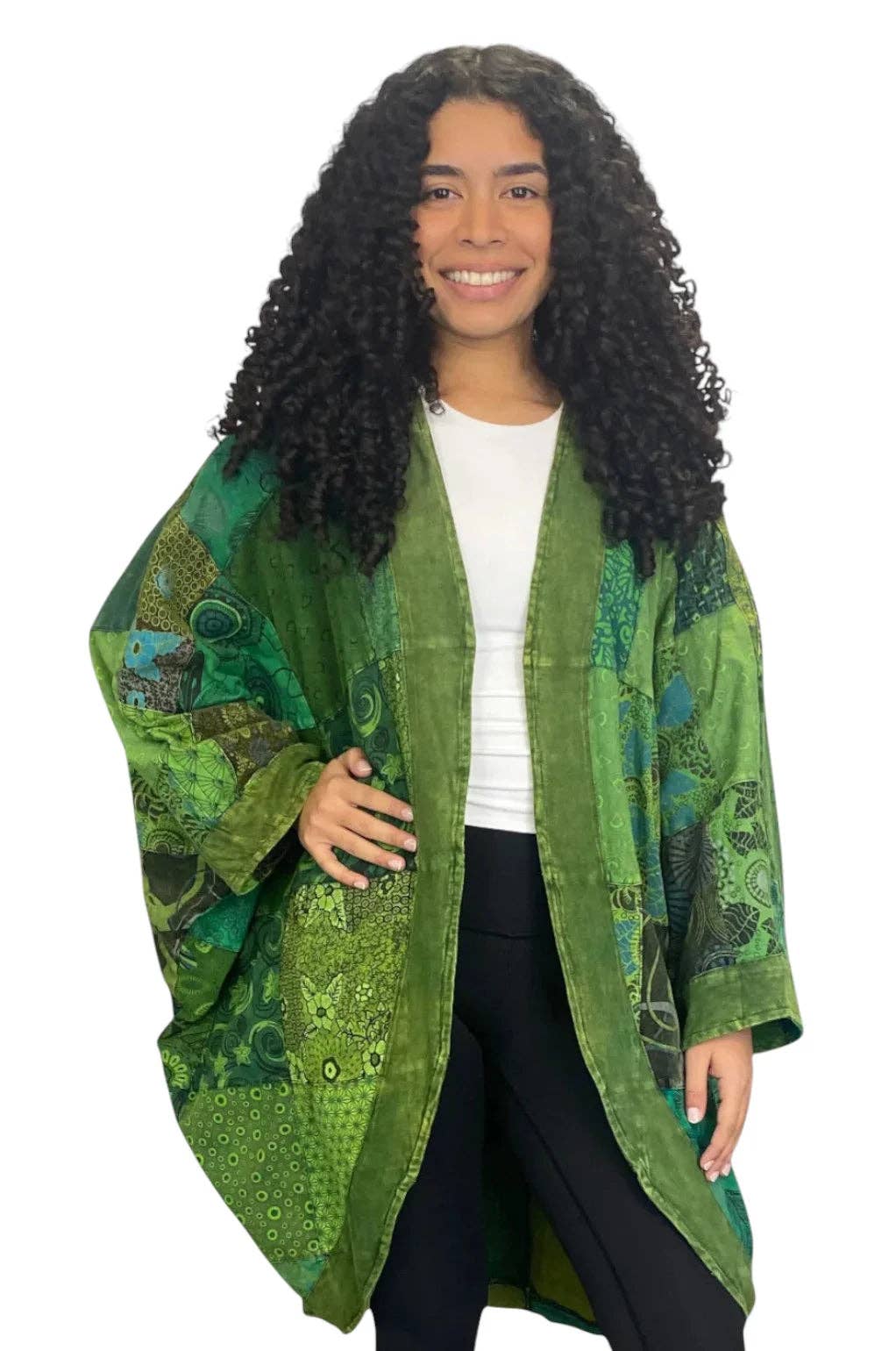 Talia Kimono: Burgundy / One size