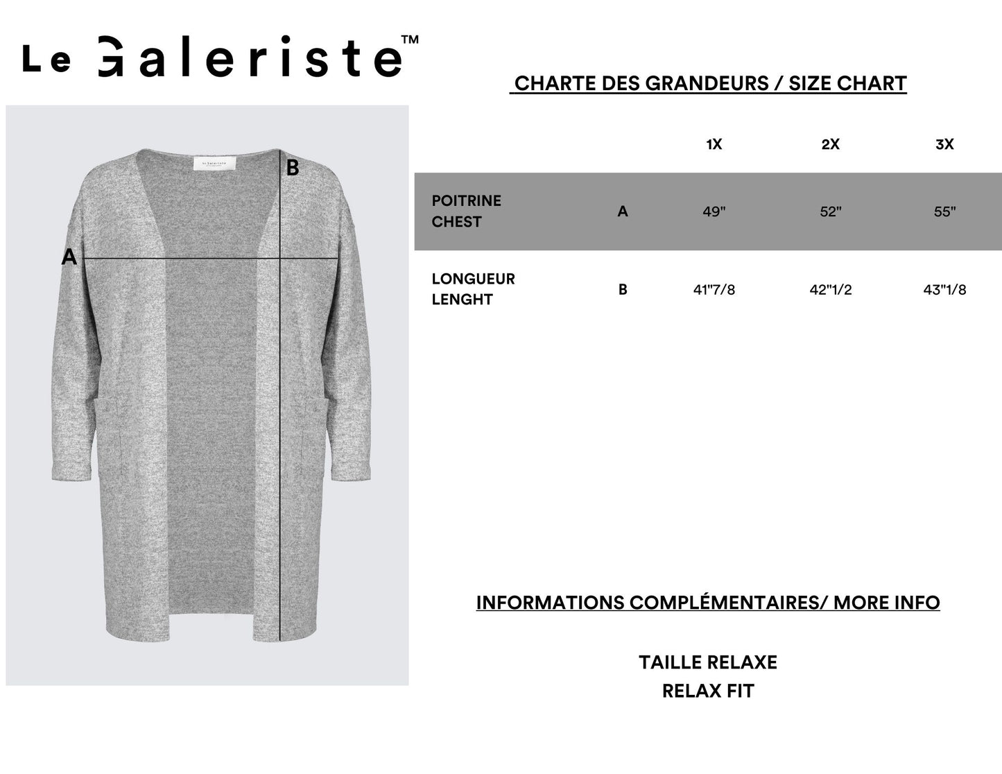 Balanced Nikki Duster Cardigan Plus